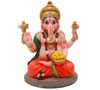 Cadeaux pour statue indienne de Ganesh - 21,3 cm H Murti Statue de Diwali, cadeau pour homme et femme, autel Pooja, décoration de salle de yoga, méditation, décoration de maison, temple Mandir Puja