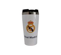 Cadeaux R. Madrid, tasses, bouteilles, assiette décorative, thermos, produits exclusifs pour fans, cadeaux idéaux pour les fans de football, accessoires de Madrid, (thermos métallique)