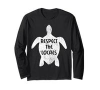 Cadeaux Save The Sea Turtles - Respectez Les locaux Manche Longue
