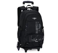 Cadeaux Scolaire Grand Trolley Bag Sac à Dos Roulette Garcon Filles Sac Cabine Voyage Enfant Cartable à Rulettes Enfant 33X21X52CM