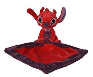 Cadeaux Store Disney Stitch Leroy Doudou avec Mouchoir Rouge, One Size