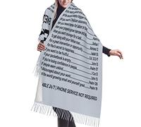 Cadeaux uniques pour elle, Grey Bless This O Lord We Pray Christian Inspirational Prayer For All Tassel Shawls and Wraps Capelets, Fky04, taille unique