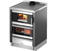 Cadel 60 Cuisine à bois avec four 6,2 kW Anthracite