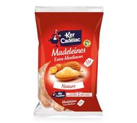 CADELAC - Madeleines extra moelleuses KER | Onctueuses et savoureuses | Idéales pour le goûter | le paquet de 16-400 g | LOT DE 4