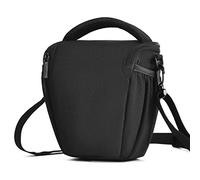 CADeN DSLR/SLR Camera Sac à bandoulière avec bandoulière réglable, compatible avec Nikon, Canon, Sony Caméras sans miroir étanche, 1.0 noir, s, Sac à