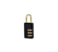 Master Lock Cadenas à combinaison 646EURD corps en zinc Noir 6,3 x 2 x 1 cm