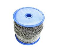 Cadena Bolas Laton Cromado 3,2 mm. Rollo 50 metros