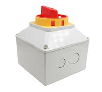 Cadenas 125 A avec boîtier étanche IP65, interrupteur à came de moteur avec double alimentation bidirectionnelle à trois fils