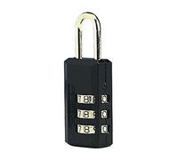 Master Lock Cadenas à combinaison 646EURD corps en zinc Noir 6,3 x 2 x 1 cm