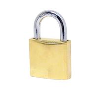 Cadenas à anse longue en acier inoxydable, Cadenas en laiton robuste avec 3 clés, chrome et cuivre, tailles 20x30 mm à 75x115,5 mm(Chrome,63x94.5mm)