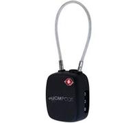 Boompods Cadenas Valise avec Fonction de Localisation - Cadenas Connectée avec Traceur Compatible avec Apple Find My App, Verrou Intelligent TSA pour Valise et Bagages, Batterie Rechargeable - Noir