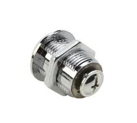 Cadenas à came en alliage métallique pour casiers et armoires livré avec 2 clés, convient pour un trou de 18 mm, pour un classement sécurisé et un rangement du courrier (20 mm)