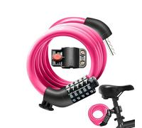 Cadenas à chaîne pour vélo | Câble pour scooter à 5 chiffres, antivol recombinable pour école en plein air plage camping vélo scooter montagne