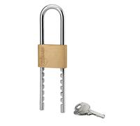 Cadenas à clé à anse fermée toutes conditions météorologiques en laiton 50mm Thirard