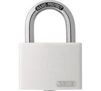 Cadenas à clé - alu - personnalisable - largeur 40 mm - T65AL/40 blanc ABUS