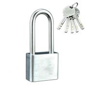 Cadenas vec anse extra longue, pour portail | Cadenas extérieur, corps de serrure large, clés identiques(40mm)