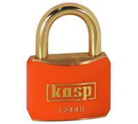 Cadenas À Clé Identique 40Mm Avec Arceau En Laiton, Orange - K12440ORAA1