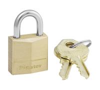 Cadenas à clé Masterlock 120EURD en laiton massif 20 mm
