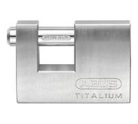 Cadenas à clé - rectangulaire - 70 mm - aluminium Titalium - 82TI/70 ABUS