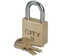 Cadenas à clé - s'entrouvrant sur numéro de suivi - acier cémenté - CITY 30 ISEO CITY