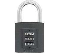 Cadenas à code - 4 molettes - anse acier cémenté - 158/50 ABUS