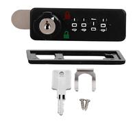 Cadenas à Code Mécanique 4 Chiffres, Serrure pour Tiroir et Armoire, Résistant ABS Compact - Sécurité Fiable, Combinaison Personnalisable, Usage Multi - Applicatif