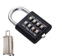 Cadenas à Code pour Casiers - Verrou de sécurité à combinaison par bouton 8/10 chiffres | Cadenas de Sécurité à Bouton pour Étudiants et Boîte à Outils | Petit cadenas pour clôture, casier