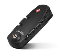 Cadenas à code TSA à 3 chiffres - Noir