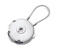 Cadenas à combinaison | 1 cadenas à bagages robuste avec code numérique | Idéal pour les voyages, les casiers scolaires, la salle de sport ou les boîtes à outils, certifié de sécurité, résistant aux