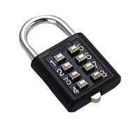 Cadenas à Combinaison 8 Chiffres for Valise en Alliage, avec Code de Verrouillage Intelligent, Sécurité améliorée(Zwart)