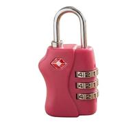 Cadenas à combinaison à 3 chiffres approuvé par la TSA, 1 paquet, rose, cadenas de voyage réinitialisable pour valises, sacs à dos, casiers de gym, accessoires de voyage et articles