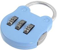 Cadenas à combinaison à 3 chiffres en alliage de zinc - Serrure à code réinitialisable pour voyage, sac à dos, salle de sport, casiers scolaires, bagages, petit cadenas portable à mot de passe pour