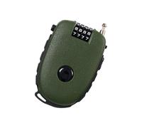 Cadenas à combinaison à 4 chiffres, câble en acier rétractable professionnel solide pour vélos, scooters, bagages, antivol en acier