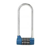 Cadenas à combinaison à 5 chiffres, longue anse pour extérieur, serrure de sécurité allongée pour casier de gym, boîte à outils, placard, armoire
