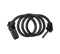 Cadenas à combinaison à 5 chiffres pour vélo - Étanche - Antivol - Avec mot de passe réinitialisable