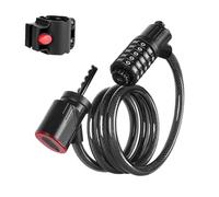 Cadenas à combinaison à 5 chiffres rechargeable pour trottinette avec lumière - Accessoire léger à libération rapide pour trajets urbains, sécurité sur campus et