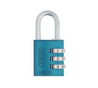 Cadenas à combinaison ABUS aluminium 145/20 Bleu Lock-Tag - 46605