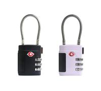 Cadenas à combinaison avec câble approuvé par la TSA - Sécurité durable et polyvalente pour valises, sacs à dos, casiers de gym, sac à dos, petit cadenas pour accessoires de voyage