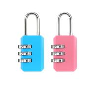 Cadenas à combinaison avec code numérique - Cadenas avec code numérique - Cadenas pour valise - Résistant aux intempéries - Petit pour l'école, la salle de sport