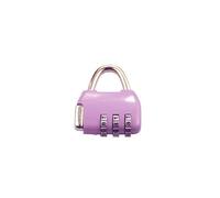 Cadenas à combinaison avec code réinitialisable, Cadenas à code commun, petit cadenas rouge, for armoire, sac à dos, salle de sport, dortoir(Purple,Purple)