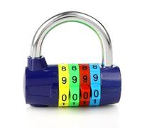 Cadenas à combinaison avec code réinitialisable, Serrure à combinaison numérique et mot de passe, serrure antivol en alliage de zinc, serrure de sécurité for casier(A,A)