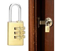 Cadenas à combinaison Cadenas avec code 4 chiffres étanche réinitialisable