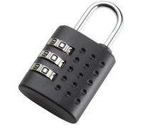 Cadenas à combinaison, combinaison à 3 chiffres, noir