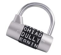 Cadenas À Combinaison De Lettres - Dispositif De Sécurité Alphabet Haute Résistance, Conception De Code Réinitialisable | Matériel De Protection Sûr Pour Casiers, Bagages, Équipements Sportifs