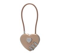 Cadenas à combinaison en forme d'amour, cadenas à code à 3 chiffres, cadenas à combinaison pour valise, sac à dos, cadenas à combinaison de voyage avec mot de passe, cadenas à combinaison pour sac à