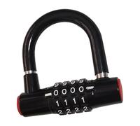 Cadenas À Combinaison En U Mini Portable 8,7 X 8,5 Cm Avec Faisceau De Fer En De Zinc - Serrure De Sécurité Antivol Étanche Pour Vélo Et Scooter Électrique | Antivol En U Avec Mot De Passe Ant