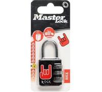 Cadenas à combinaison MASTER LOCK 30 mm Rock - A code - Noir imprimé rock - zamac et acier