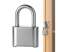 Cadenas À Combinaison | Métal Mécanique Réinitialisable À 4 Chiffres | Serrures Combinées Pour Bagages | Pour Clôture Porte Bagages Boîte À Outils Armoire Garde-manger Garage Hangar Salle De Sport Mai
