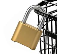 Cadenas À Combinaison | Métal Mécanique Réinitialisable À 4 Chiffres | Serrures Combinées Pour Bagages | Pour Clôture Porte Bagages Boîte À Outils Armoire Garde-manger Garage Hangar Salle De Sport Mai