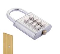 Cadenas à combinaison pour casier à code - Cadenas de sécurité à combinaison avec bouton poussoir 8/10 chiffres, cadenas à code - Pour la maison, le bureau, la salle de classe, le dortoir d'étudiant